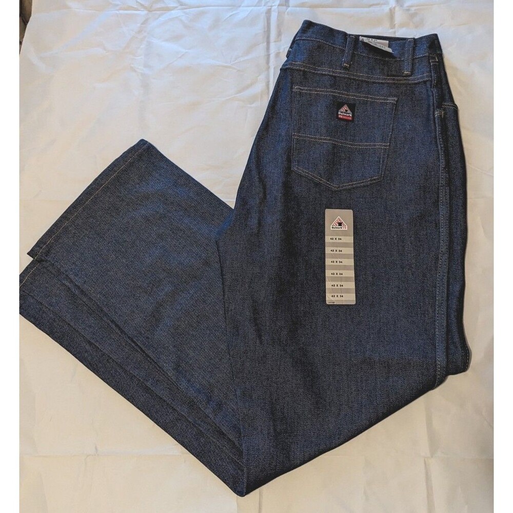 Bulwark Flame Resistant PEJ2DD1 Denim Jeans Pants Size 42x34 NWT